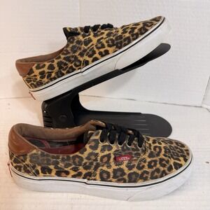 Vans Off The Wall Shoe Animal Print Lace Up Low Top - Women's Size 8 mens sz 6.5